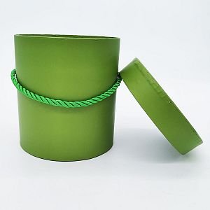 Mini krabička na kvety 12,7x12 cm so šnúrkou a vekom