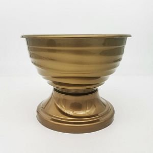 Plastový květináč Sand se stopkou 21 cm