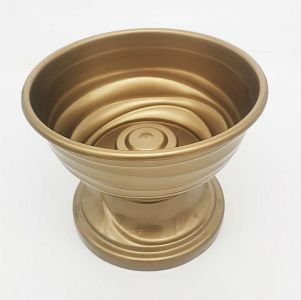 Plastový květináč Sand se stopkou 21 cm