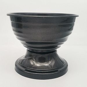 Plastový květináč Sand se stopkou 21 cm