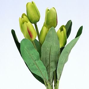 Trs látkových tulipánů 7 hlaviček