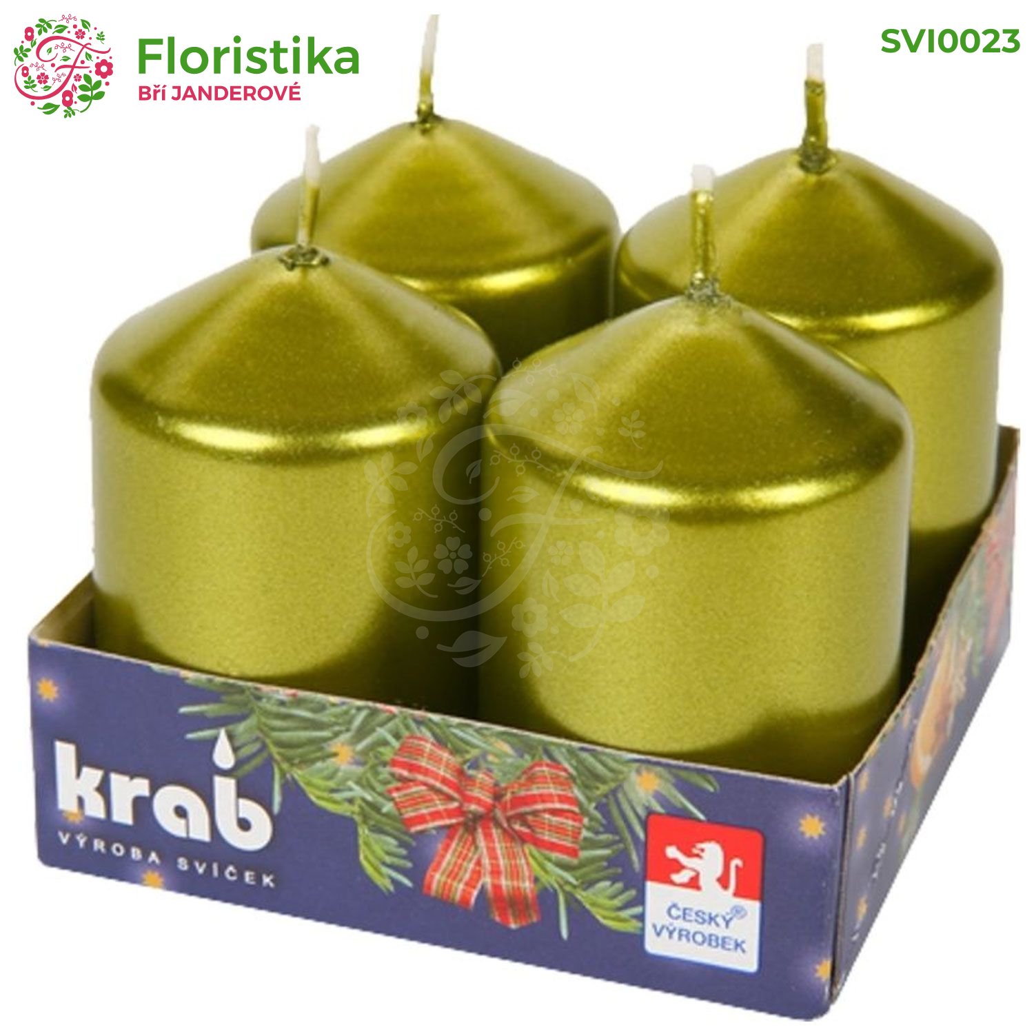 Adventní válec 40x60 mm - metalický