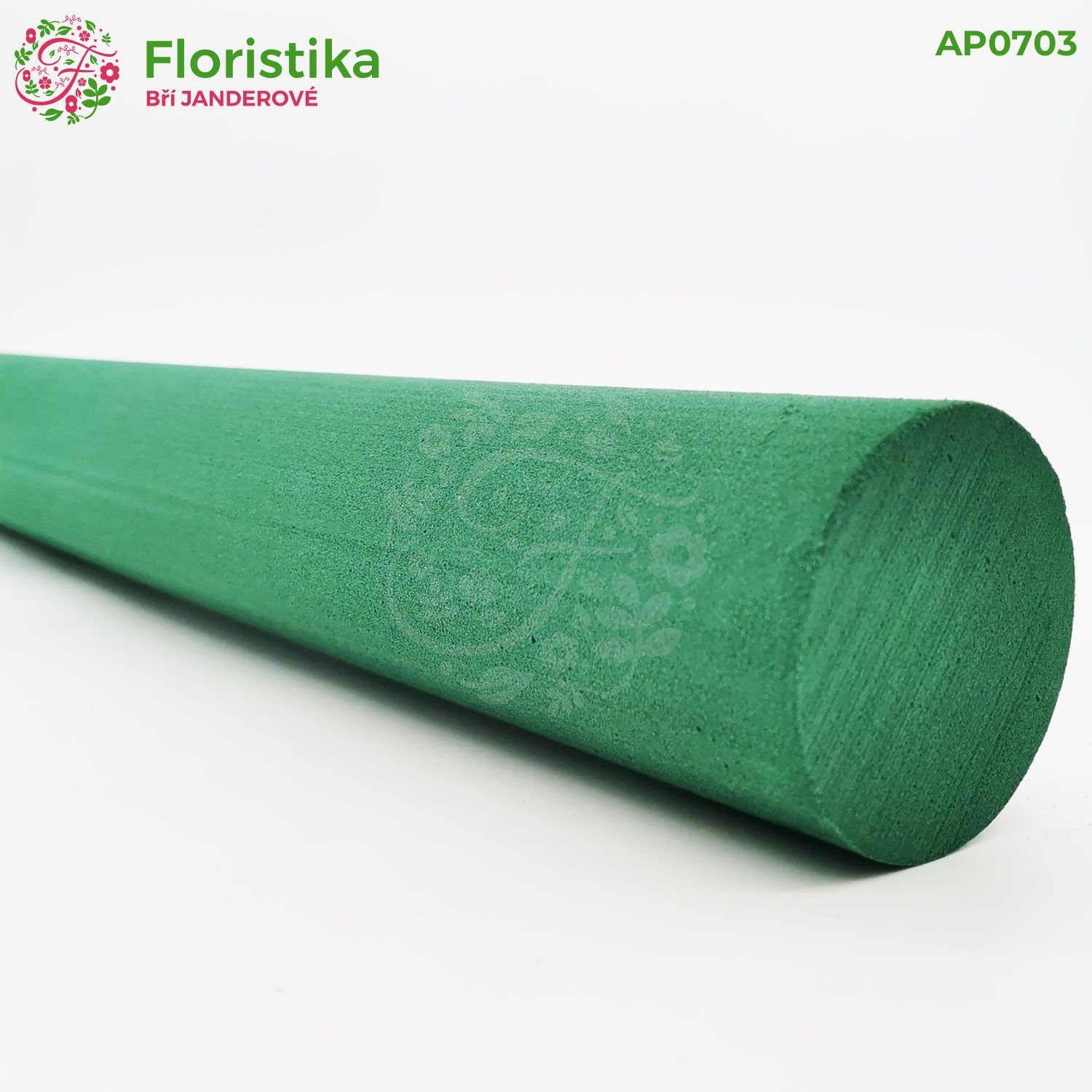 Aranžovací hmota válec průměr 8 cm/délka 55 cm - na živé květiny