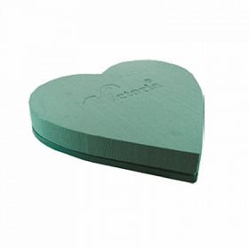 Aranžovacie srdiečko plné na plastovej podložke