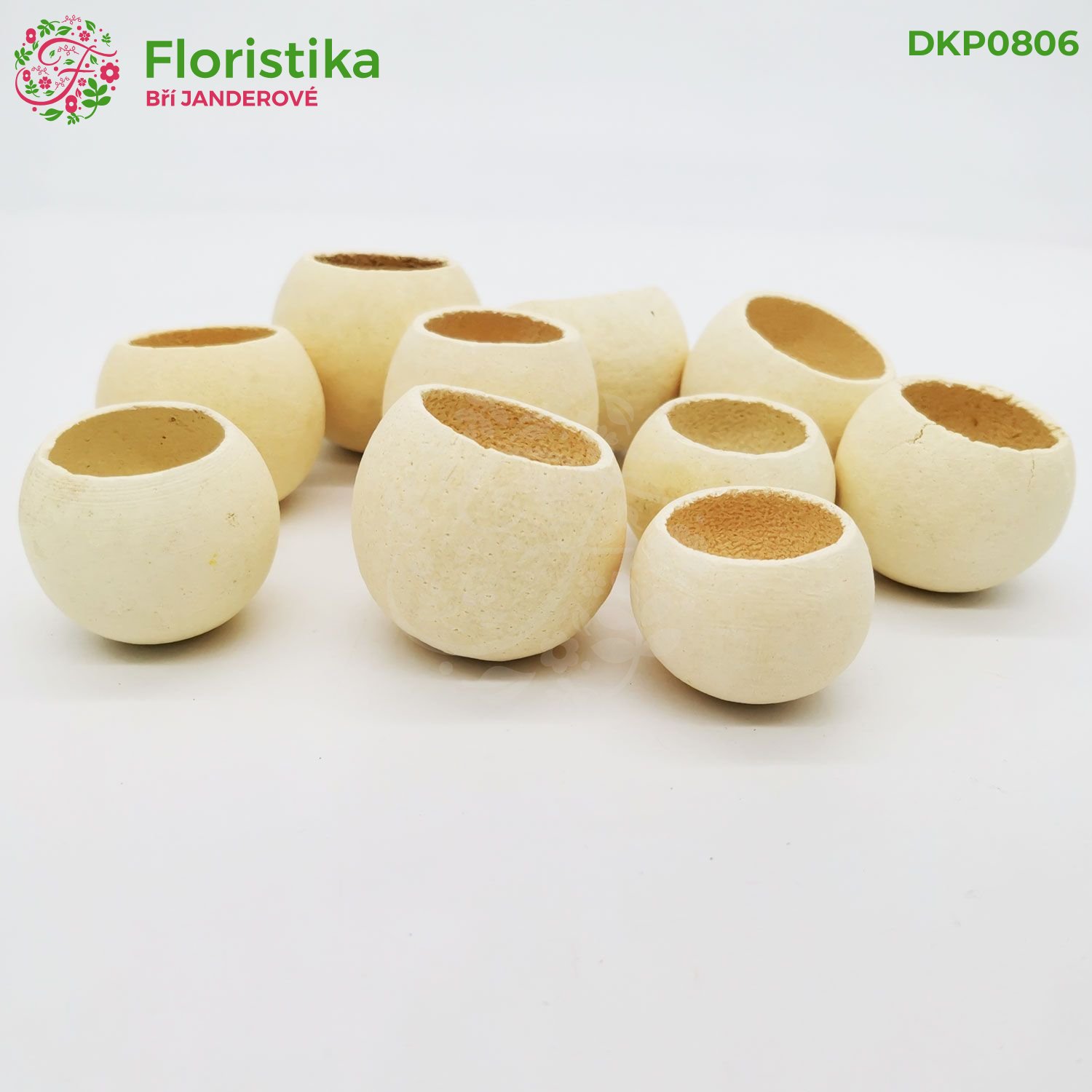 Bell cup bělený 5-7cm/10ks