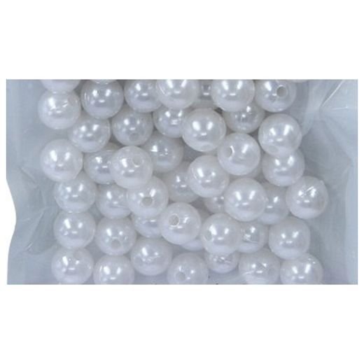 DKP0088 Biela perleťová perla 12 mm