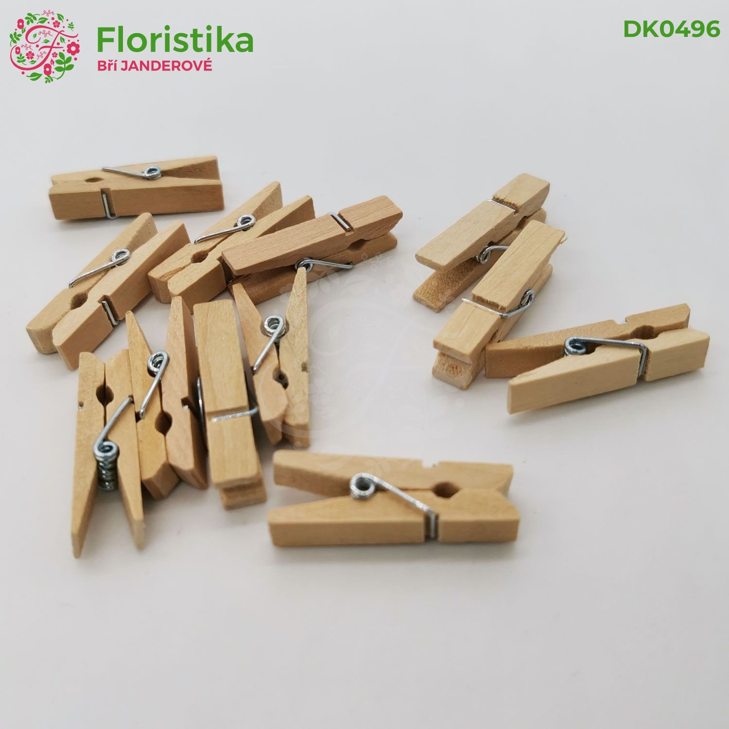 Dřevěné dekorační kolíčky