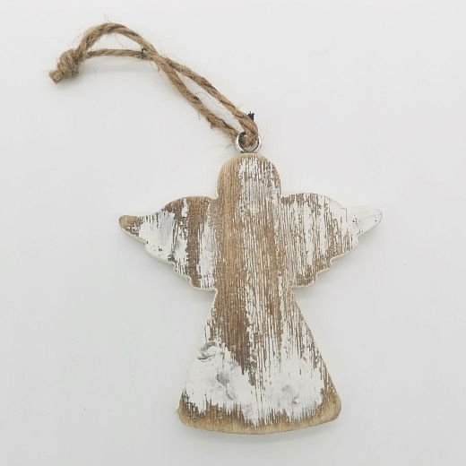 DK0442 Dřevěný anděl na zavěšení 10 cm