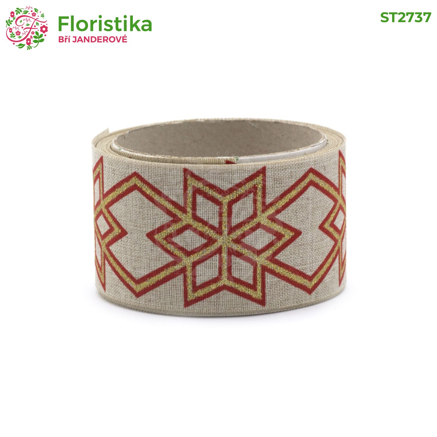 Jutová stuha 5/5 Vianoce