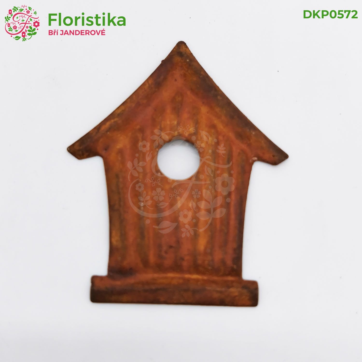 Kovová ptačí budka - 4,5cm/24 ks