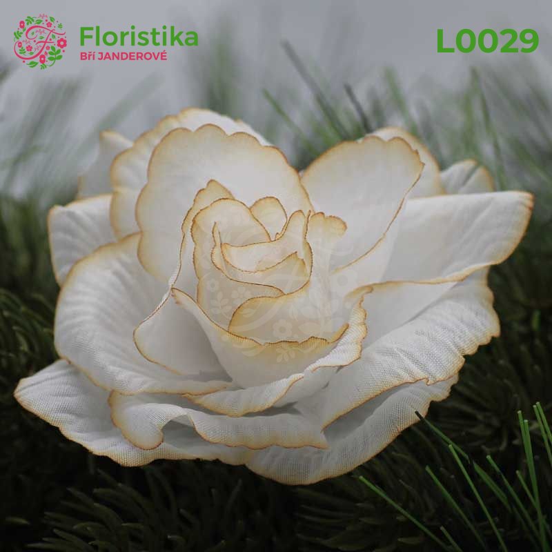 Látková vazbová růže - DOPRODEJ