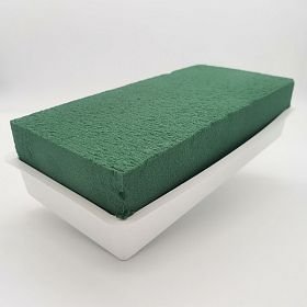Miska s hmotou na živé květy - 1 cihla