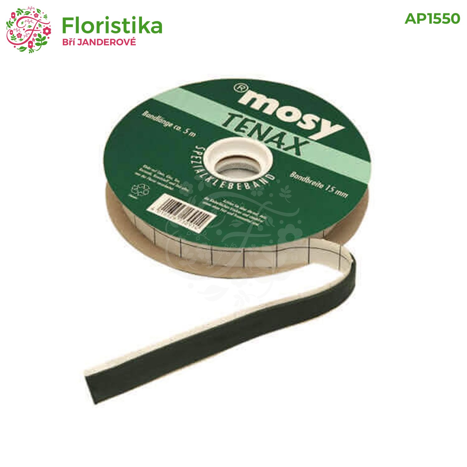 Mosy Tenax - Floristická fixační modelína, šíře 15mm/5m