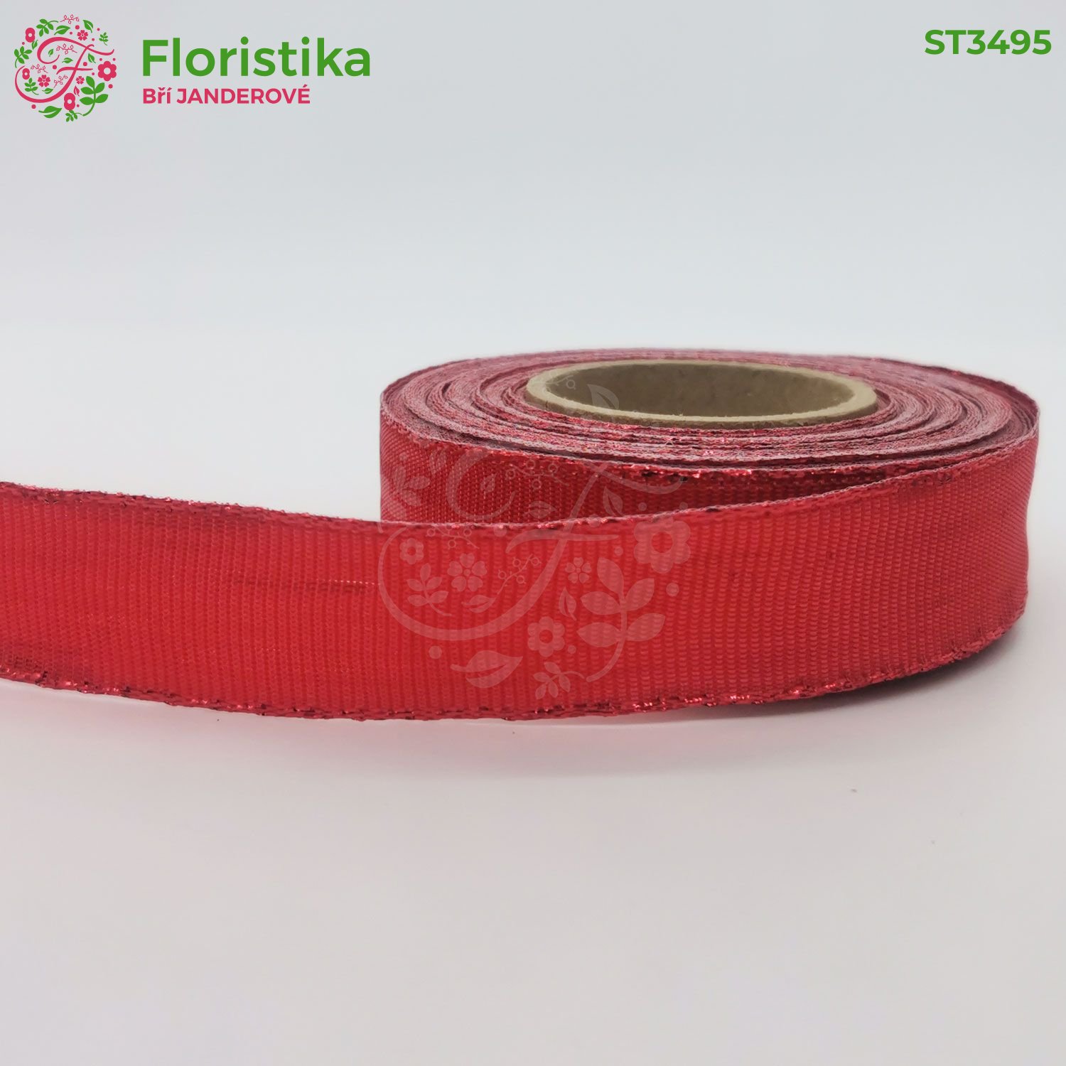 Plátenná stuha s drôtom - 25/25 m