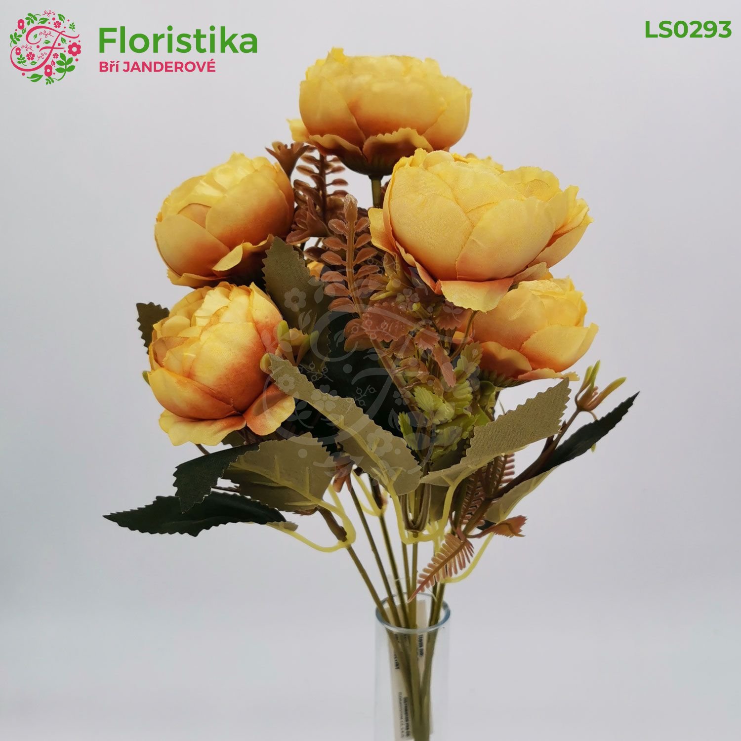 Podzimní kytice ranunculus 35 cm