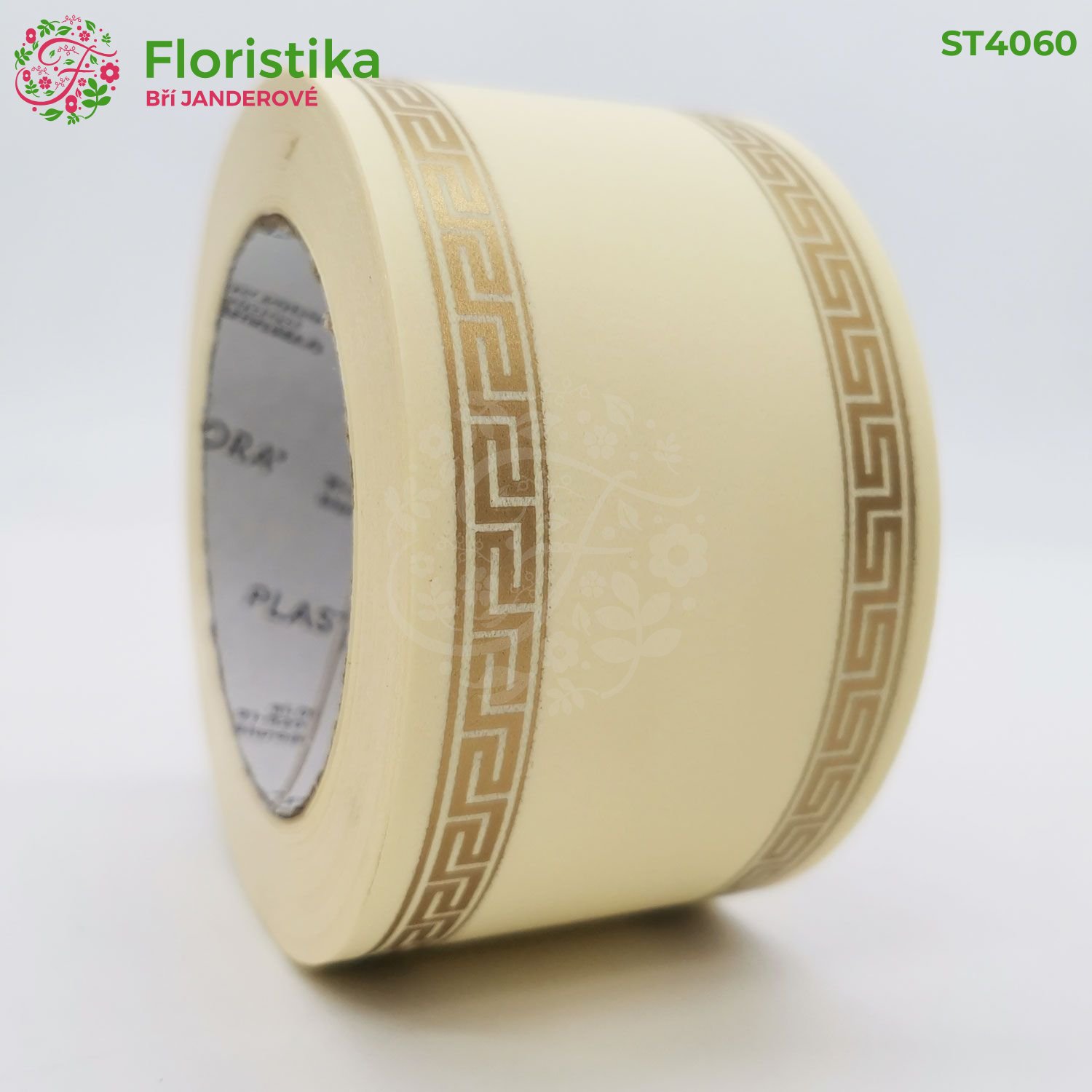 Smuteční stuha dekor lilie 6/50