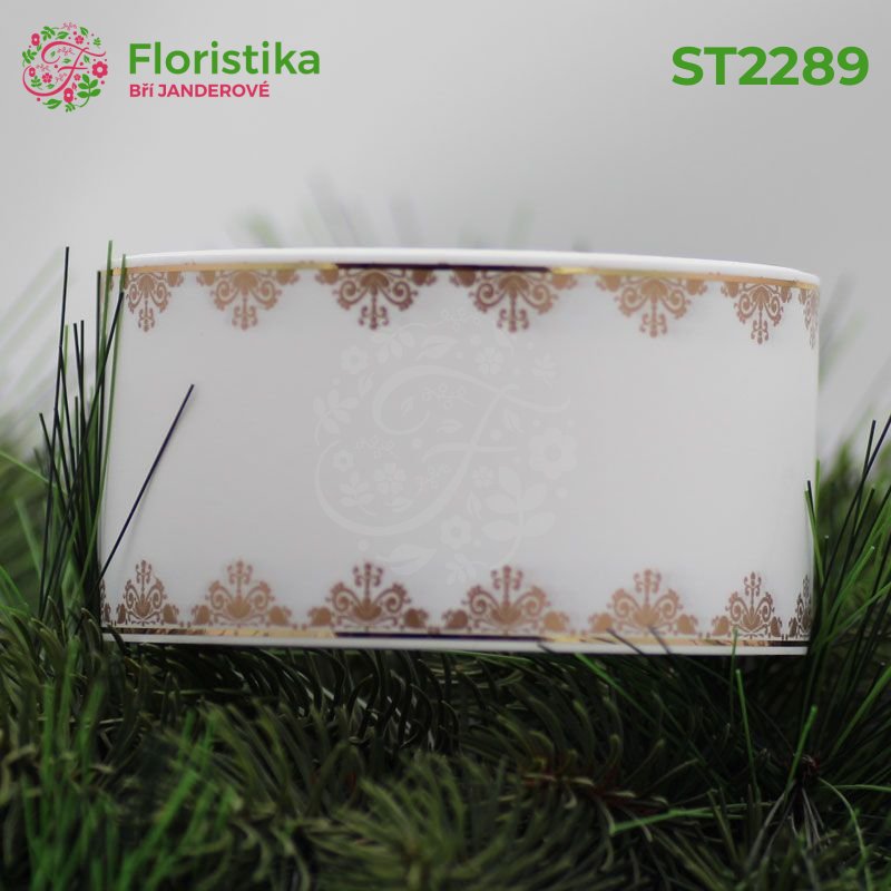 Stuha kytica čipka dekor 6/50