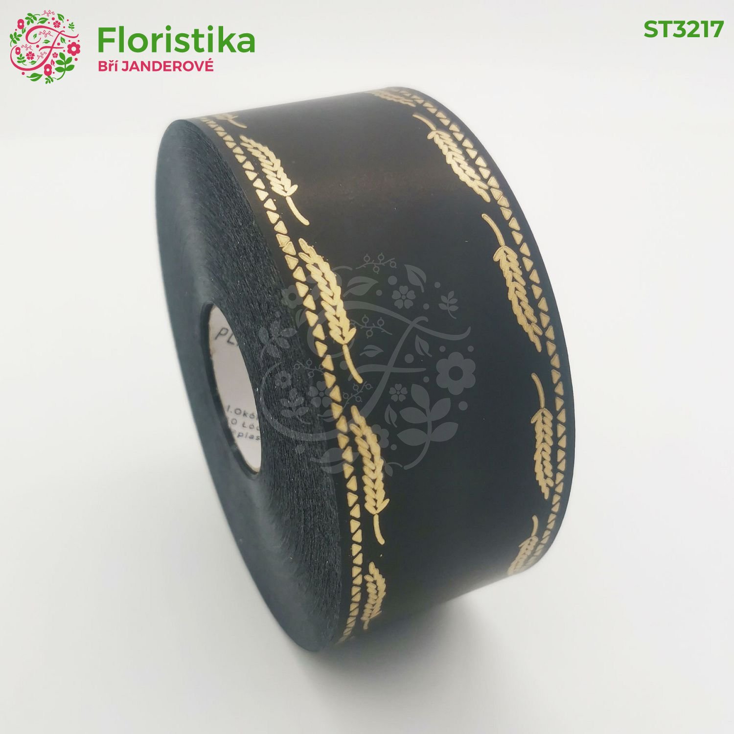 Stuha kyticová dekor list 5/100
