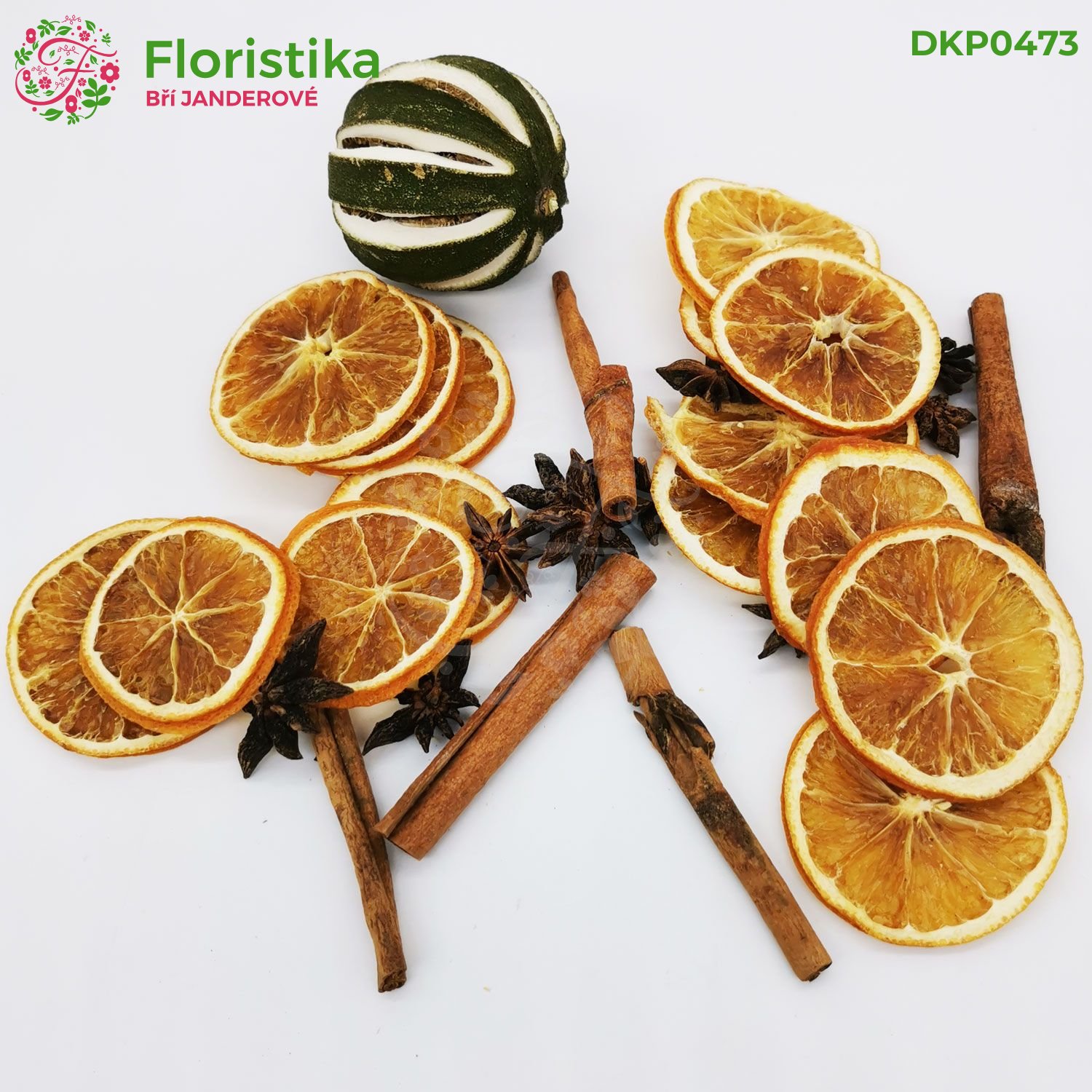 Vánoční Pot Puri zelený pomeranč - 50 gramů