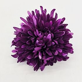 Viazacia látka plochá chryzantéma fialová 14cm/12ks